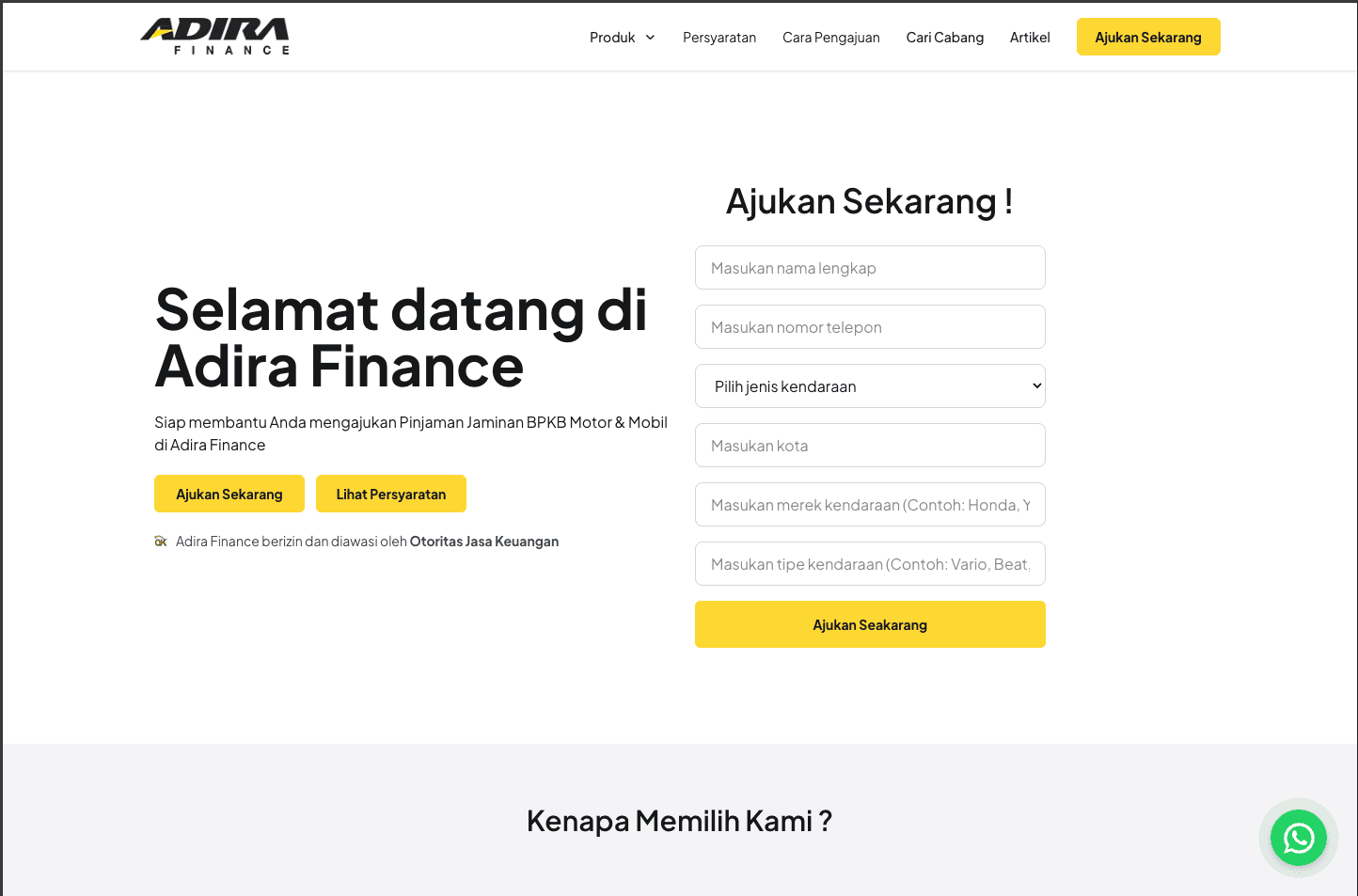 Adira — Profil Perusahaan dan Artikel